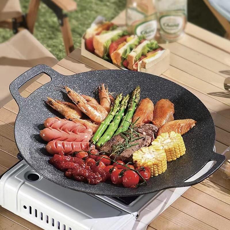FTLY Portable Maifan Stone Outdoor Grill Pan