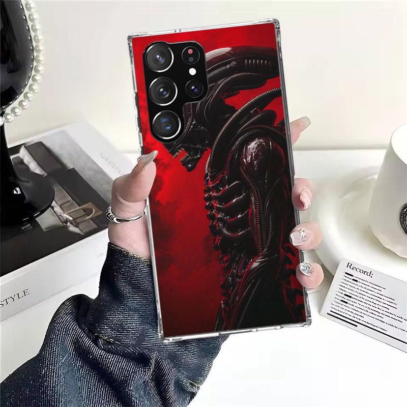 Cool A-Alien X-Xenomorph Soft Phone Case For Samsung Galaxy S22 S23 S24 S25 Edge S26 Ultra S20 FE S21 Plus + Fundas Coque Galaxy