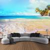 Palm Beach sunset tapestry landscape wall hanging Bohemian fabric printing large tapestry aesthetic indoor bedroom decoration