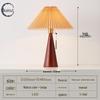 Shengbei Vintage Wood-Look Desk Lamp