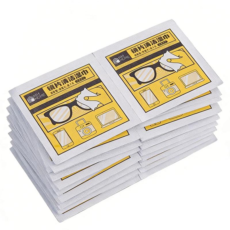 Eyeglass Cleaning Wipes Disposable Anti Fog Lens Pads Quick Dry Streak Free for Glasses Camera Phone Remove Dust Oil