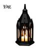 Versatile Shelf Statue Gothic Cathedral LED Candle Lantern, Church Shaped Flameless Tealight Lamp, Small Gift for Children Spooky Vintage Desktop