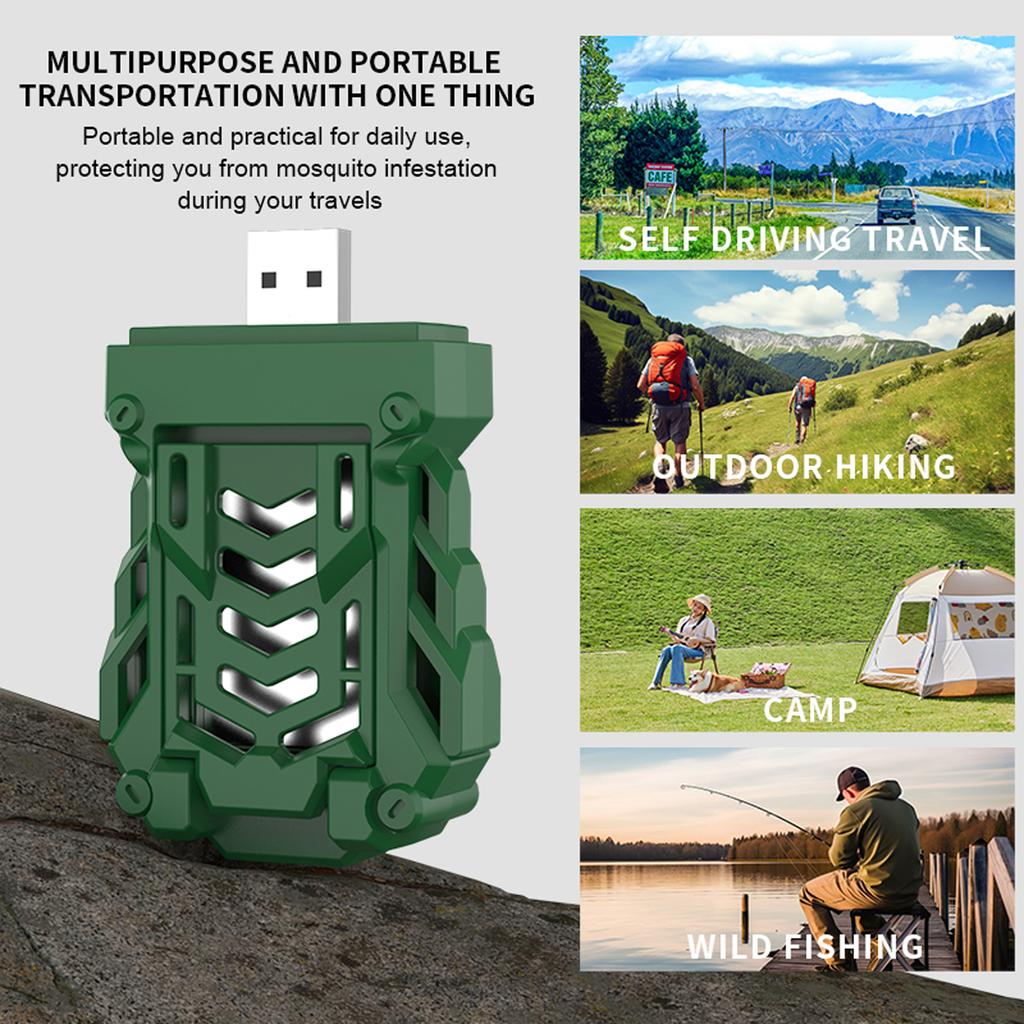 Środek odstraszający komary Przenośny odstraszacz komarów z wtyczką USB Podgrzewany elektroniczny środek przeciw komarom z 4