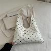 Comfortable  Top Handle Bag Versatile Texture Shoulder Bag Fashi PU Studded Tote Large Capacity Simple Commuting Bag for Women