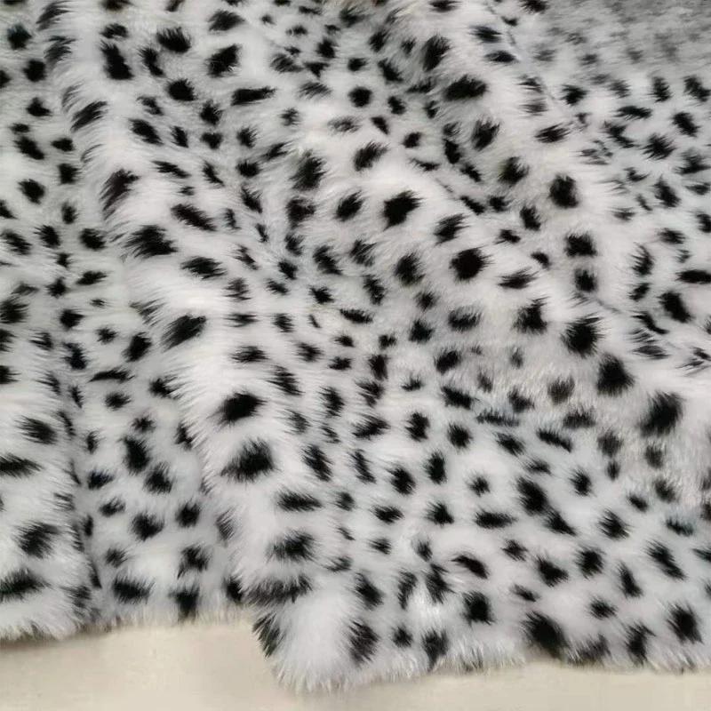 Tiskový plyšový syntetický kožušinový látka Leopardí potisk Tygr potisk Zebra Kostým na vystoupení Umělá kožešina Oblečení Koberec Domácí látka