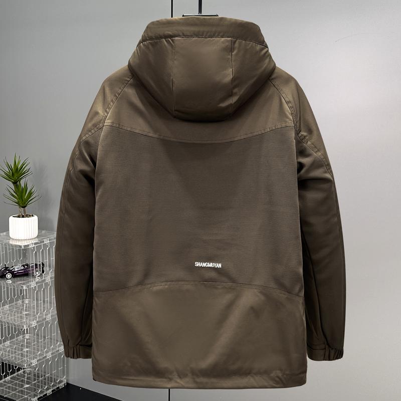 Plus Size 4XL-11XL Autumn Winter Coat for Men Outerwears Casual Thick Warm Oversize Men's Jackets Hooded