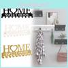 Modern Iron Home Letter Key Towel Organizer With Screw Mount For Household Storage