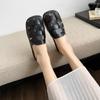 Hausschuhe Damen Neu Sommer Vintage Gewebt Hohl Sandalen Plateausandalen