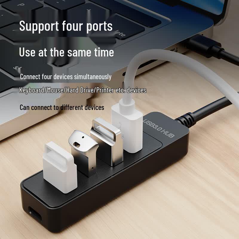 USB 2.0 4-Port Hub Splitter