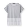 Sparkling Rayon MeTal Round Neck ShorT Sleeve KniT T shirT