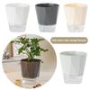 Self Watering Hydroponic Planter with Handle Potted Flower Pot Durable Soil Flower Pot