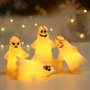 Glowing Plastic Ghostly Lamp Ornamentation Easy Hanging Light Design Safe For Kids Holiday homes Decoration Garden Display