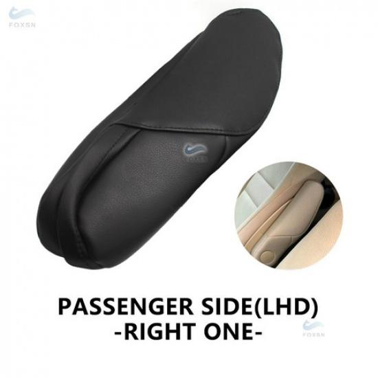 1*BLACK Leather Co-pilot Side Seat Armrest Handle Cover For 2010-2017 Honda CRV