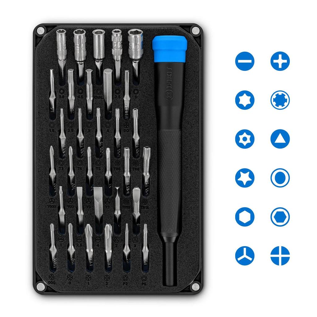 The iFixit Moray Screwdriver Kit is small enough to keep in your kitchen car or toolbox for maximum repair Portable drawer, dashboard, utility.
