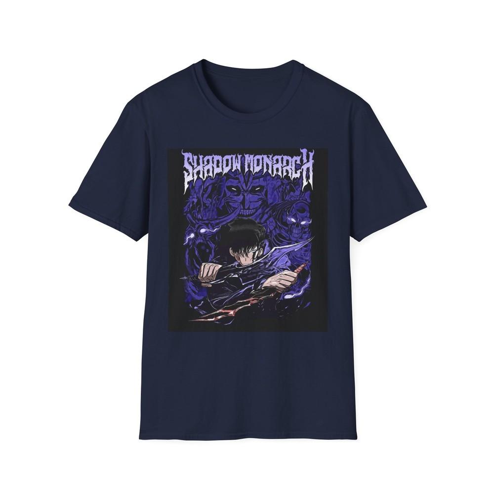 Unisex Jl Anime TShirt Softstyle Solo Leveling Illustration S