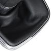 VW Golf IV 97-03 SILVER Gear Shift Knob + Gaiter with CHROME Frame 6 SPEED 23MM HOLE