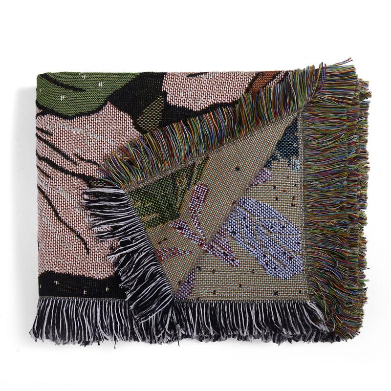 Outdoor Picnic Cloth Camping Blanket Sofa Blanket Indian Blanket Warm Blanket Nap Blanket