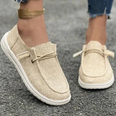 Trendige lässige Einzelschuhe für Damen, neue minimalistische und vielseitige flache Schuhe mit niedrigem Ausschnitt zum Schnüren, vulkanisierte Schuhe Zapatos Mujer