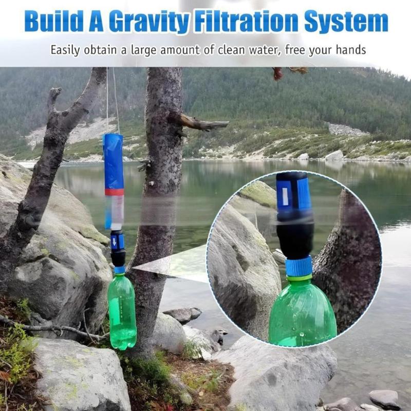 Leak Resistant Water Purifiers Connection Silicones Couplers Spare Washers Threads Bottle Camping Essential