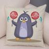 Cute Cartoon Animal Cushion Cover T Rex Dinosaur Unicorn Cat Dog Print Kids Room Decorative Pillow Case Home Gift