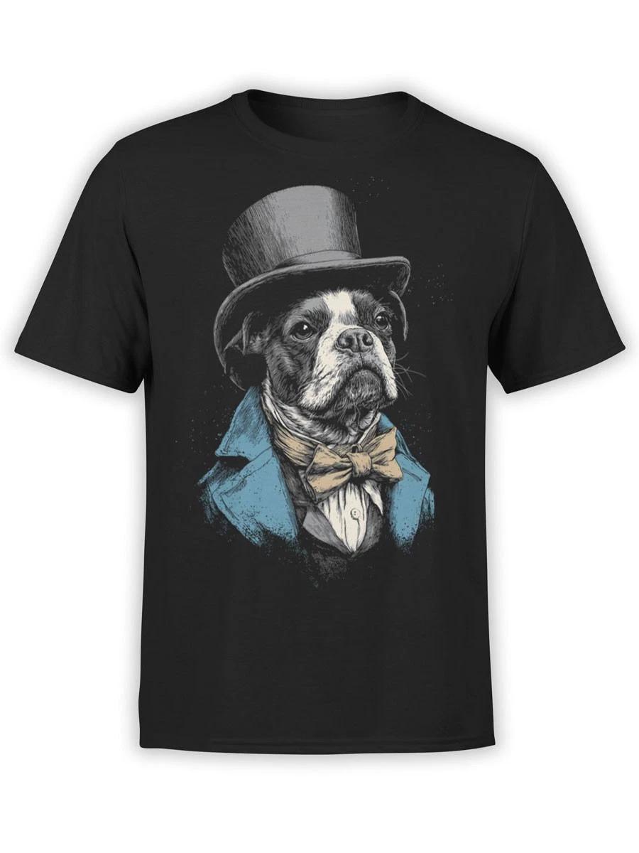 FANTUCCI Футболка Sir Barkington | Элегантная футболка с собакой-джентльменом | Унисекс XL