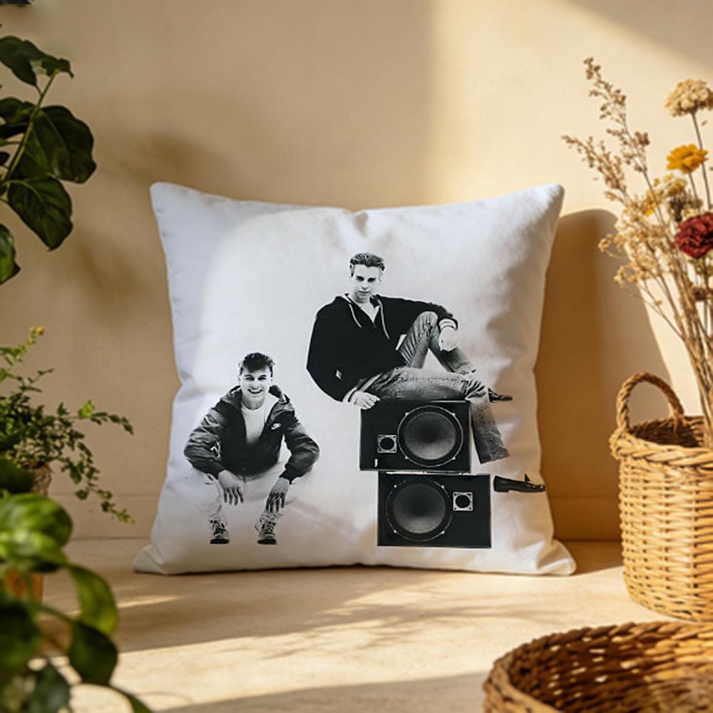 Fashion PPet Shop Boysable Cushion Cover Versatile DoubleSided Pillow Case Fit for Sofa Bed Car  Daily Decor