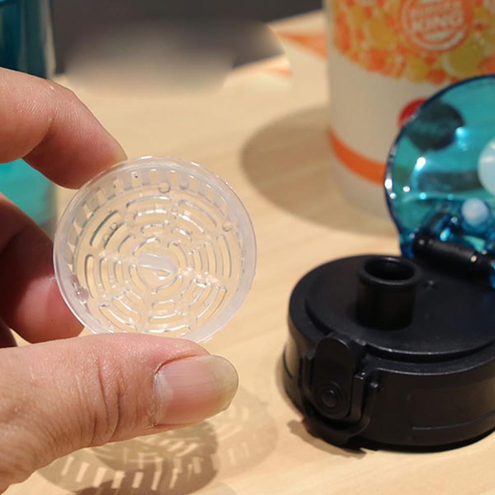 Sports plastic cup, outdoor portable, shockproof, heat-resistant, graduated, filter screen, student bouncing cup, water bottle