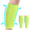 1Pair Mumian Sport Training Shin Pads Calf Sleeves Breathable Protective Gear Fluorescent GreenS