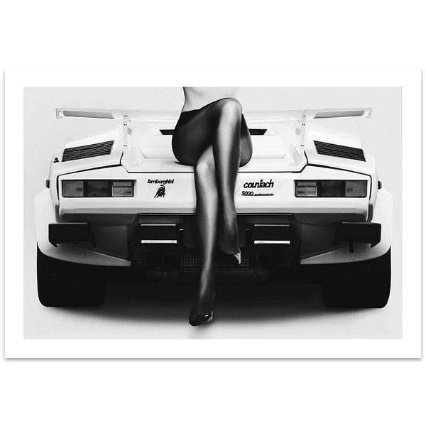 Sexy Women Posters Bad Girl Black and White Print Canvas Paintings Wall Art For Modern Pop Room Home Decoration Pictures Mural