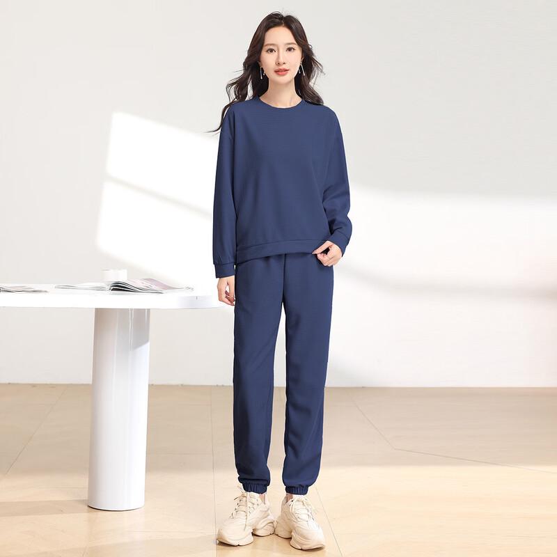 Sanpowa Waffle Knit Athletic Tracksuit