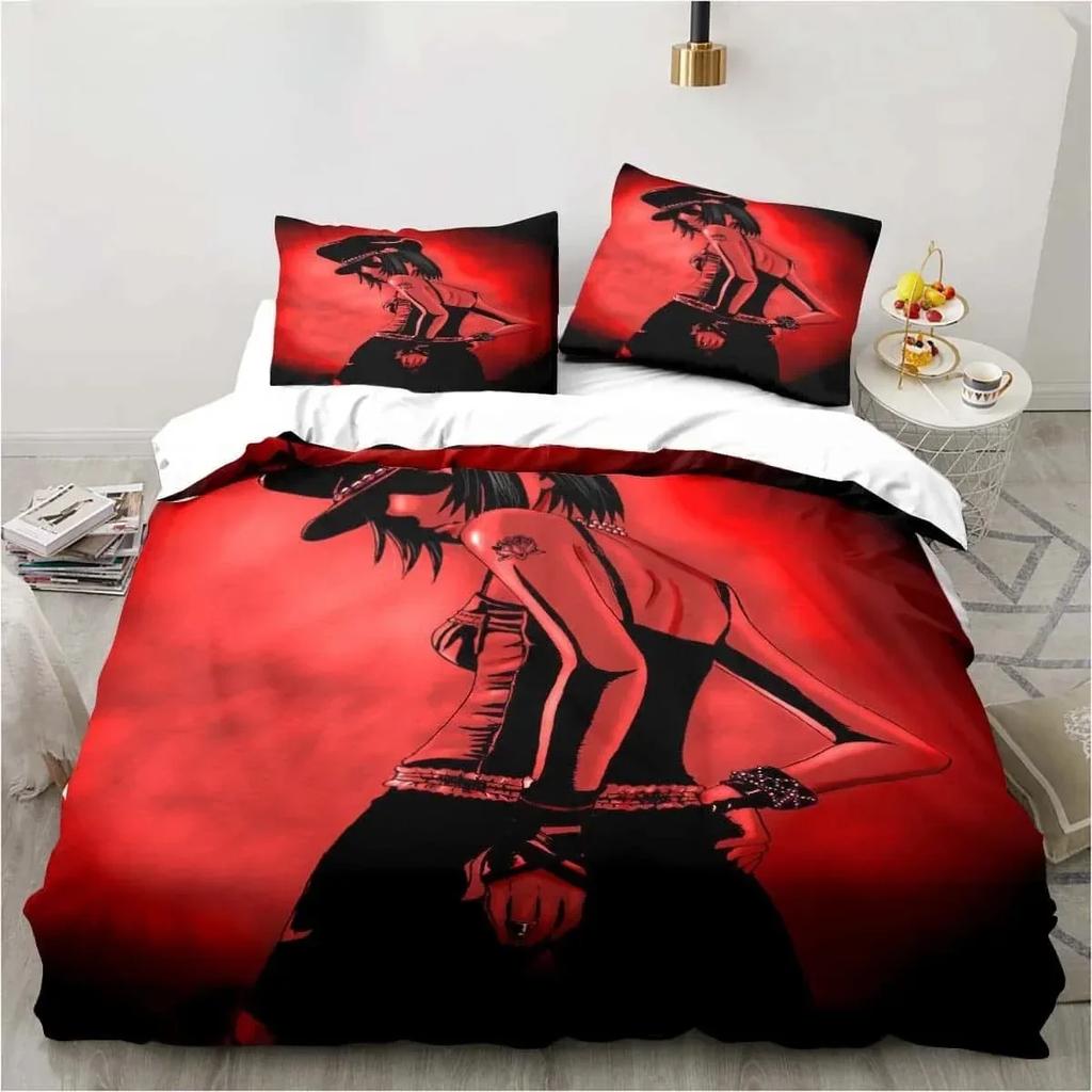 Anime Bedding Set N-NANA M-Manga 3D Printed Duvet Cover Set With 1-2 Pillowcases Single Twin Double Size For Girls Bedroom Decor