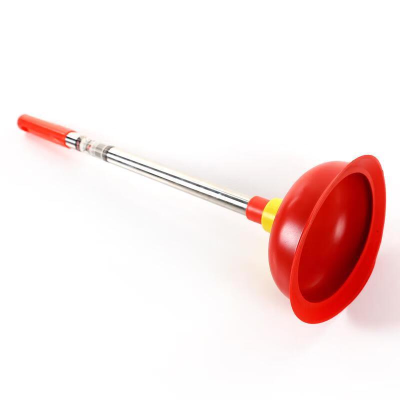 Magictiy Steel Rod Toilet Plunger with Yellow Cap
