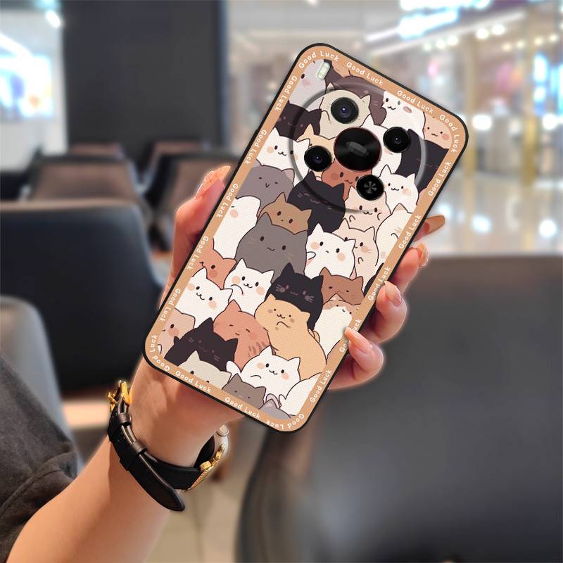 Dirt-resistant Waterproof Phone Case For ZTE Blade V70 Max/Nubia V70 Max Full Wrap Anti-knock Cartoon Anti-dust Silicone