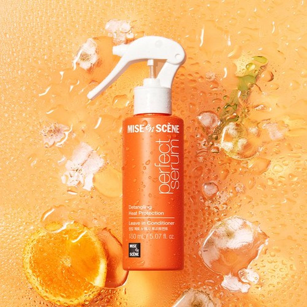 Mise En Scene Perfect Serum Mist No-Wash Hair Treatment 150ml – Lightweight Mist, Damage Care, Korean
