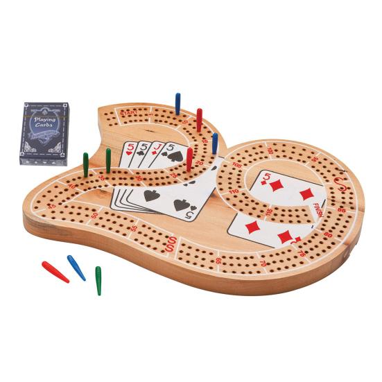 

1 набор настольная игра «Войны Криббиджа» с игральными картами, деревянными колышками, интерактивными