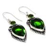Peridot Gemstone 925 Silver Jewelry Earring 1.93 "