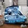 Haaland (31) Personalized Text Blanket Lightweight Customizable Blanket Soft & Cozy Great for Home Decor Office Couch Sofa Ideal for All Seasons