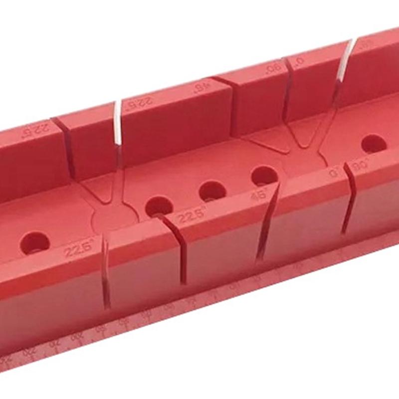 Clamping Mitre Box with Clamp & 45°90 °Angle Mitre Box Plastic Mitre Box Pruning Saw Wood Cutting Hand Saw Hardware