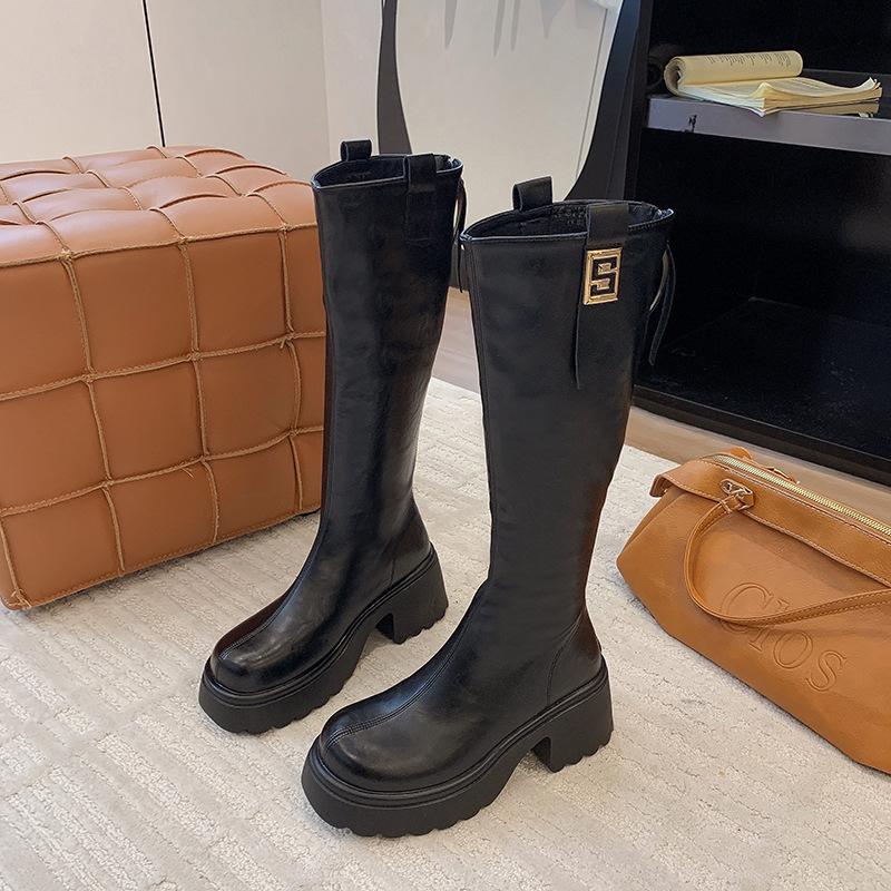 

Бежевые ботильоны на высоком каблуке женские осенне-зимние ботинки 2025 новые популярные высокие съемные двухвариантные тонкие ботинки 35 чёрный