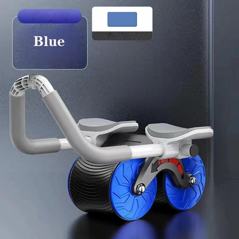 

Automatic Rebound Belly Wheel Abdominal Wheels with Pad Push-up Flat Muscle Stretch Roller Support Mute Abdominal Exerci Practical Use