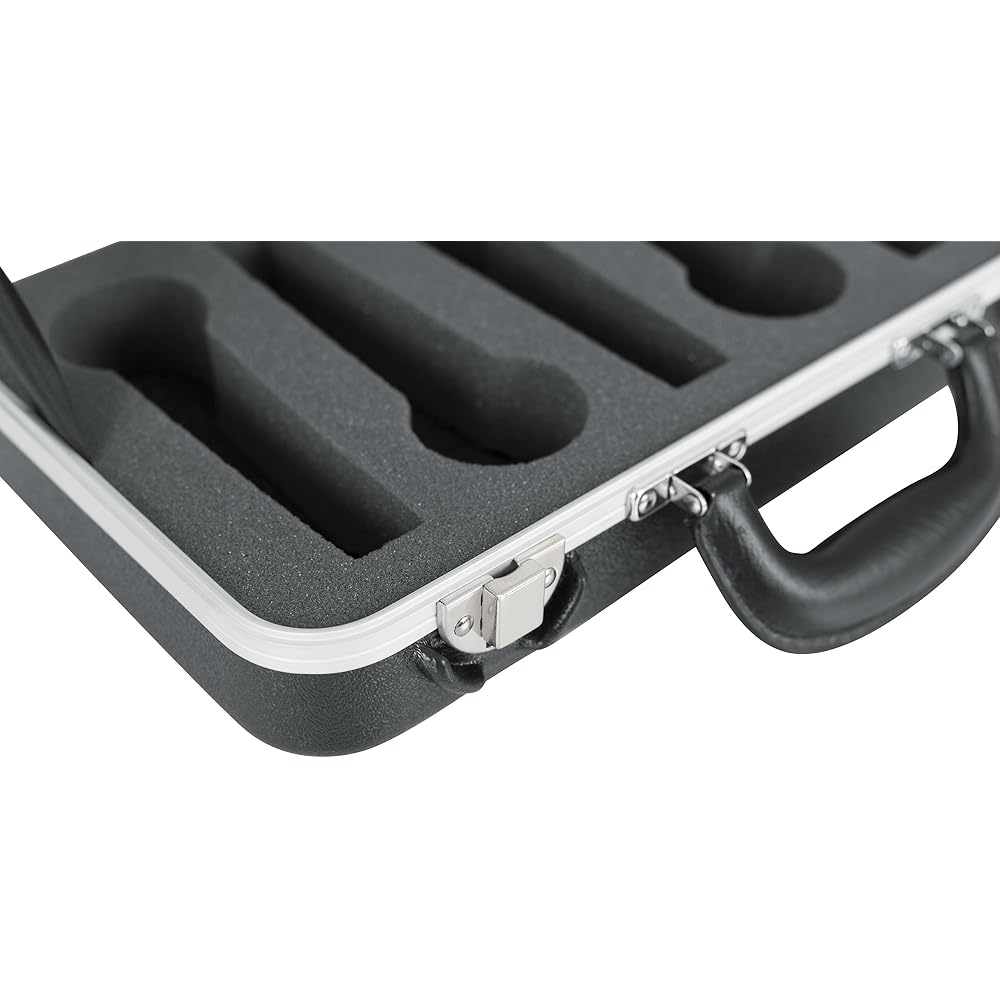 Gator Cases GM Microphone Series Lightweight PE Hard Case for 6 Dynamic Microphones