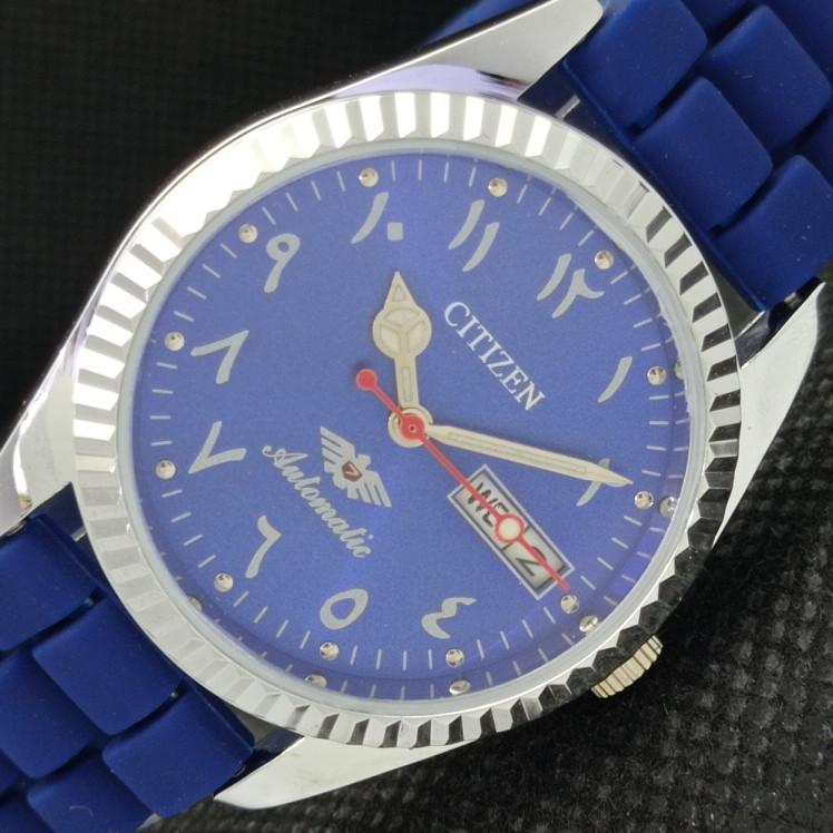 

REFURBISHED VINTAGE CITIZEN AUTO 8200 JAPAN MENS ARABIC WATCH 610a-a317703-2 SKU610a-a317703