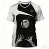 Φανελάκι Βόλεϊ 3D Τυπωμένο Κοντομάνικο T-shirt Γρήγορου Στεγνώματος Διαπνέον Αθλητικό Ρούχο Βόλεϊ Φανελάκι Εραστές Βόλεϊ g
