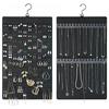 Hanging Jewelry Organizers, Felt Pocket Storage Rack for Necklaces,Bracelets,Earrings and Rings Stylish and Functional
