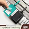 Multi-Color Flip Leather Luggage Tag with Signature Paper Insert