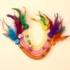 Cat Bite Elastic Rope Cat Toy Toys Toys Toys Toys Toys To Tease Cat Sticks To Relieve Boredom and Feathers