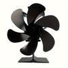 High Quality for Lotus Fireplace Fan with High I Base,6 Large Blades, Heat Start, No Plug Needed, Energy Saving