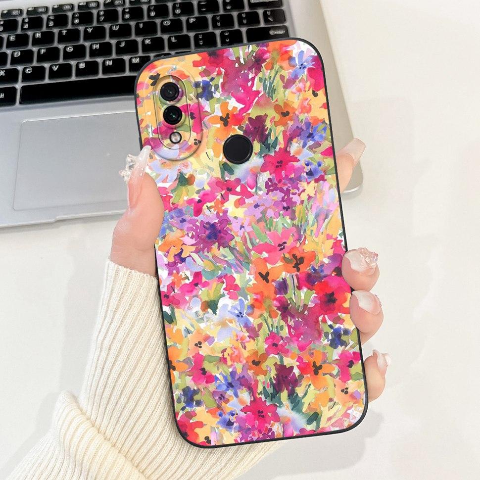 For Xiaomi Redmi Note 7 Case 2019 Lovely Cartoon Painting Back Cover Soft Slim Phone Case For Redmi Note 7 Note7 Bumper 6.3"
