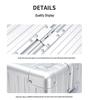 Aluminum-Magnesium Alloy Trolley Case - All-Metal Universal Wheel Luggage for Men and Women Business Carry-On