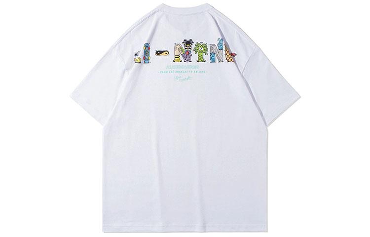 Li Ning Skateboard T Shirt Men s Standard White AHSR941-2 XL